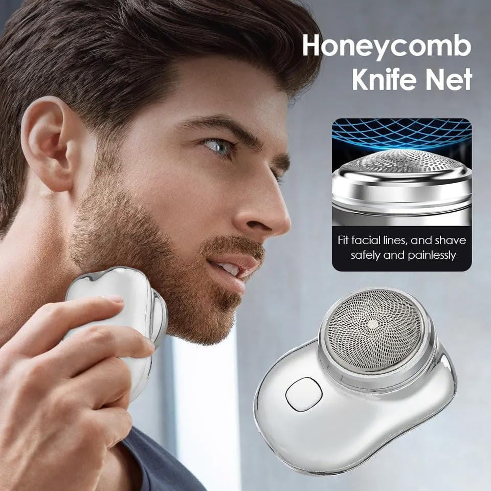 Mini Portable Electric Shaver – USB Rechargeable Pocket Trimmer