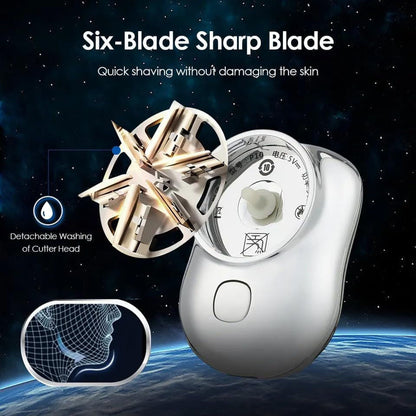 Mini Portable Electric Shaver – USB Rechargeable Pocket Trimmer