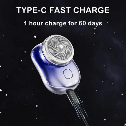 Mini Portable Electric Shaver – USB Rechargeable Pocket Trimmer