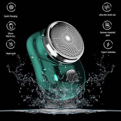 Mini Portable Electric Shaver – USB Rechargeable Pocket Trimmer